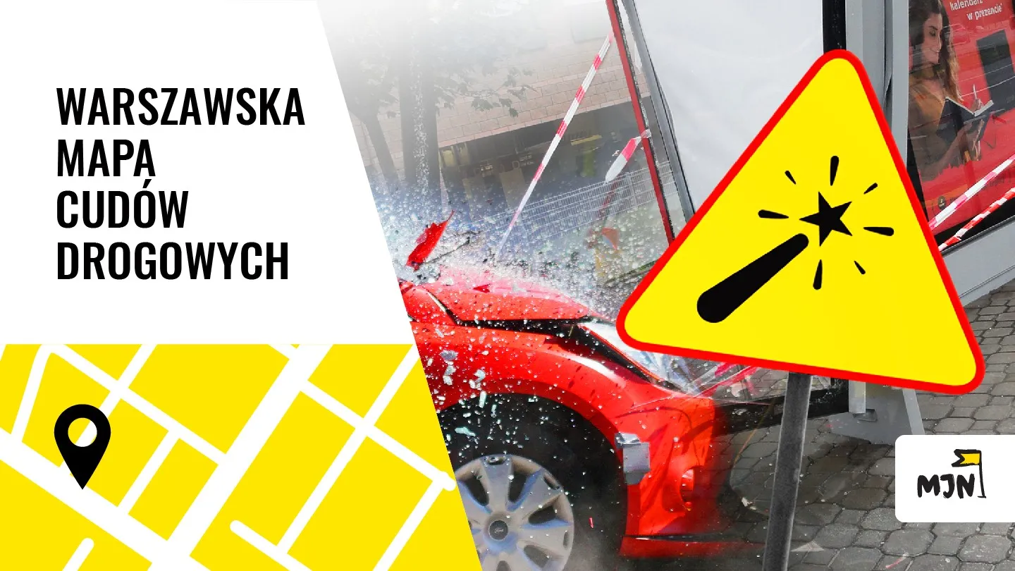 Mapa warszawskich cudów drogowych