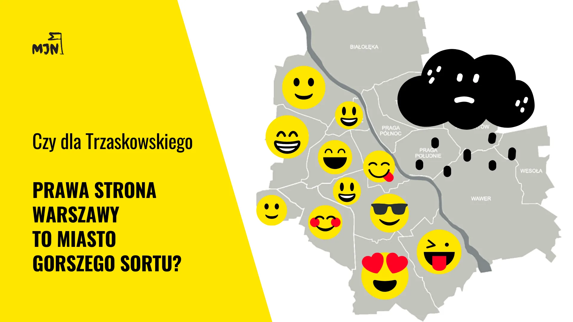 Czy dla Trzaskowskiego prawa strona Warszawy to miasto gorszego sortu?