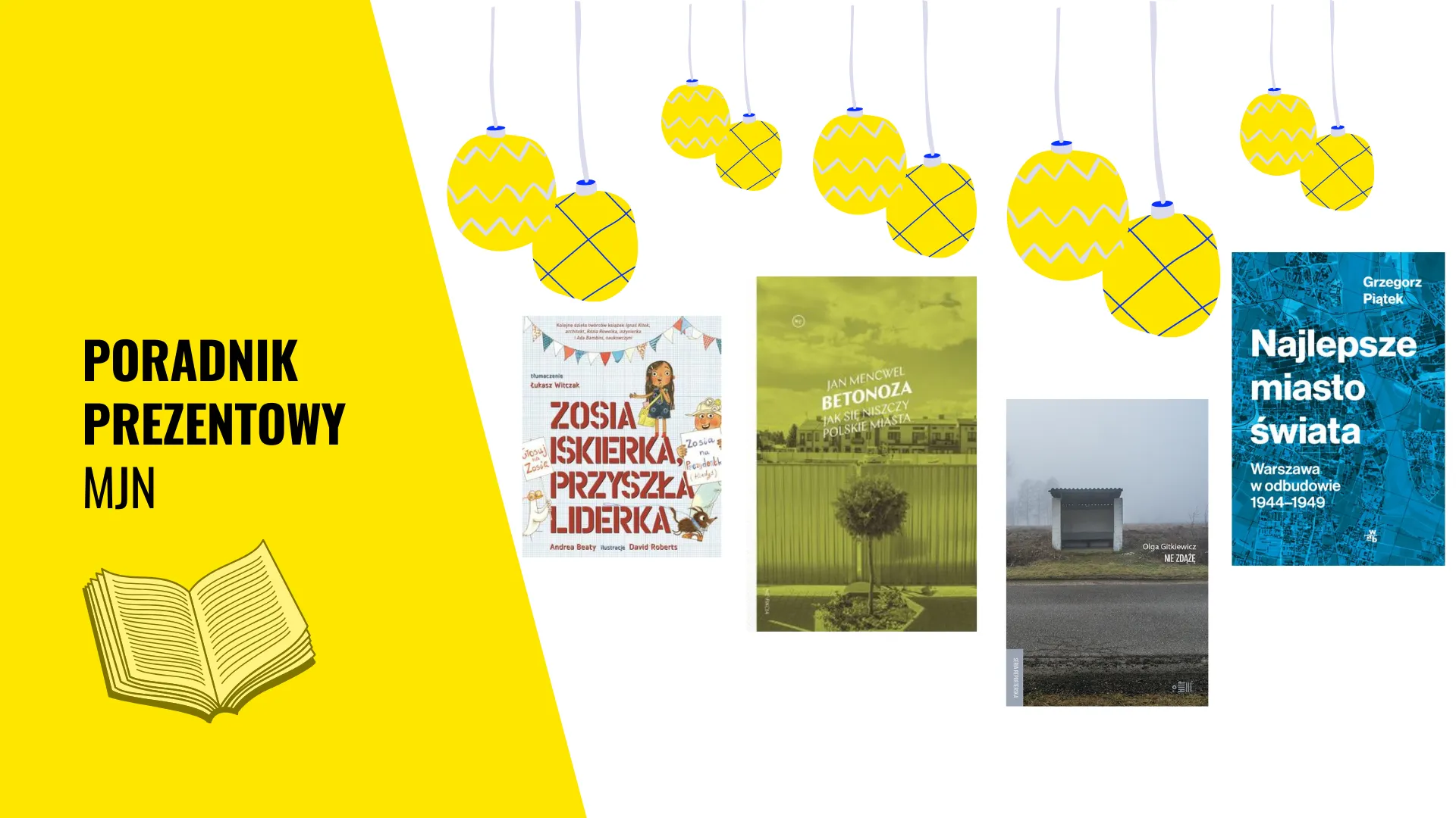 Poradnik prezentowy MJN - książki, upominki od warszawskich rzemieślników i pomysły zero waste!