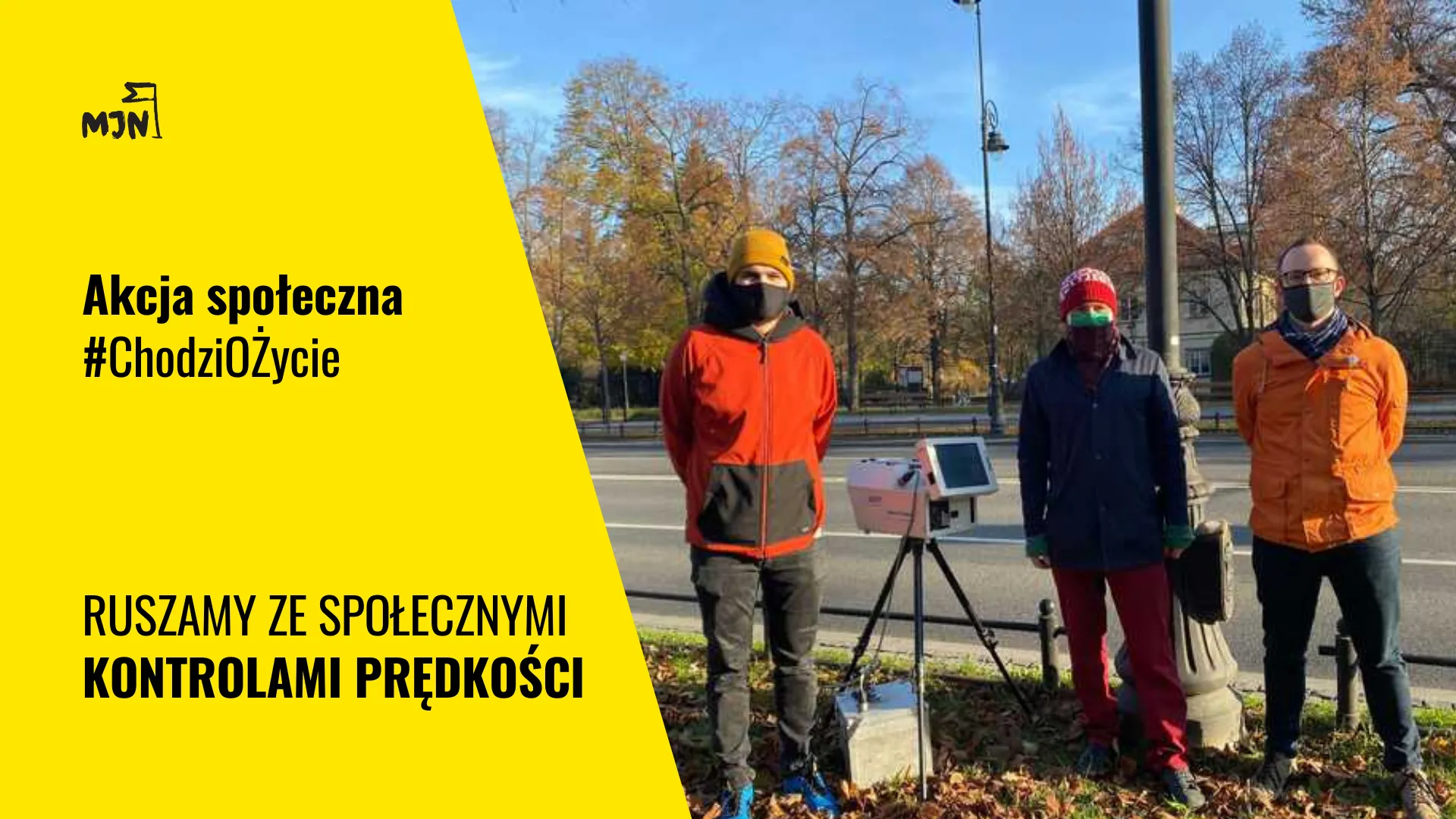 Ruszyły społeczne kontrole prędkości stowarzyszenia Miasto Jest Nasze