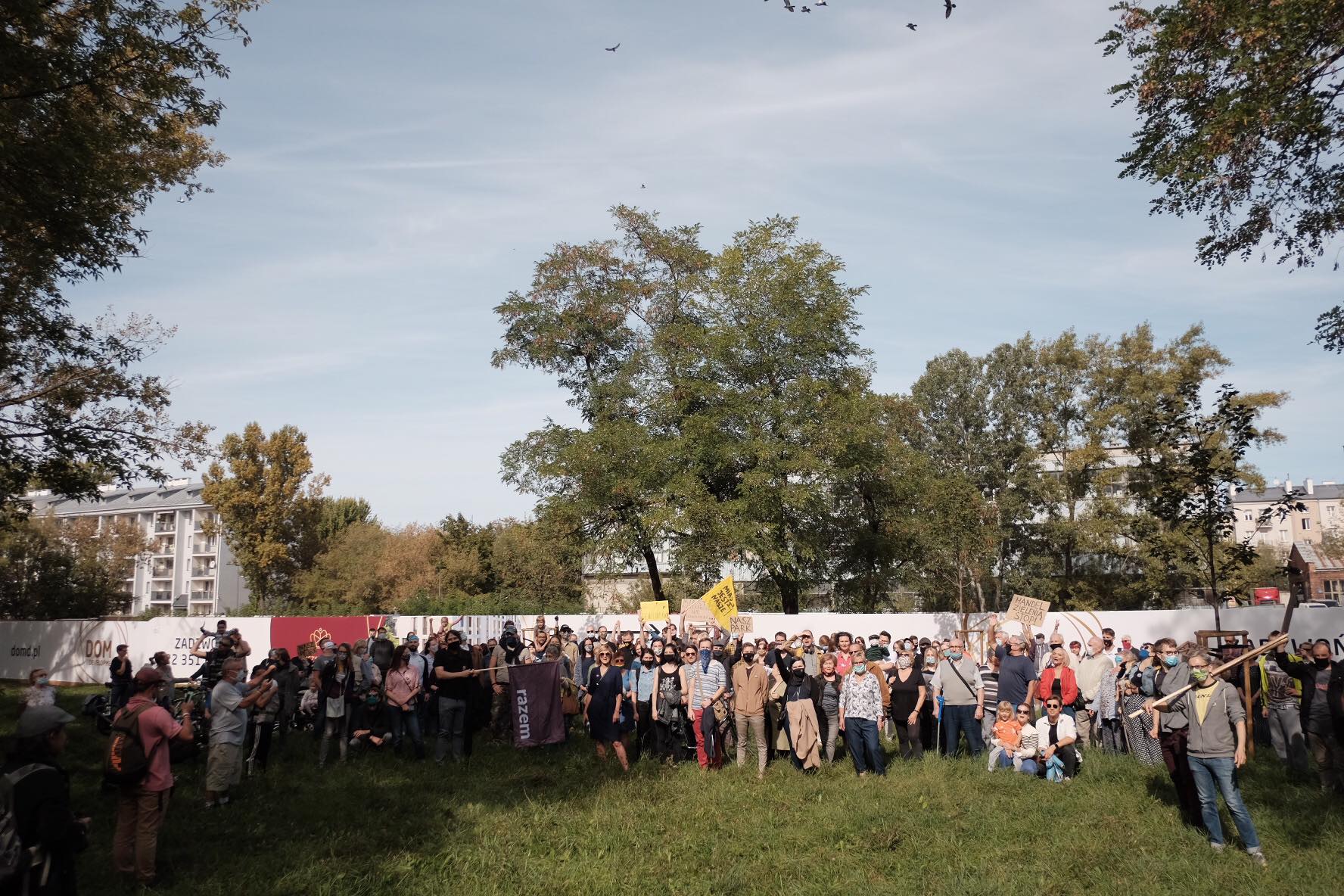 Afera na Kamionku - Silny protest mieszkańców!