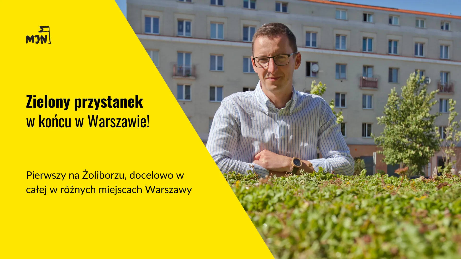 Pierwszy zielony przystanek w Warszawie!