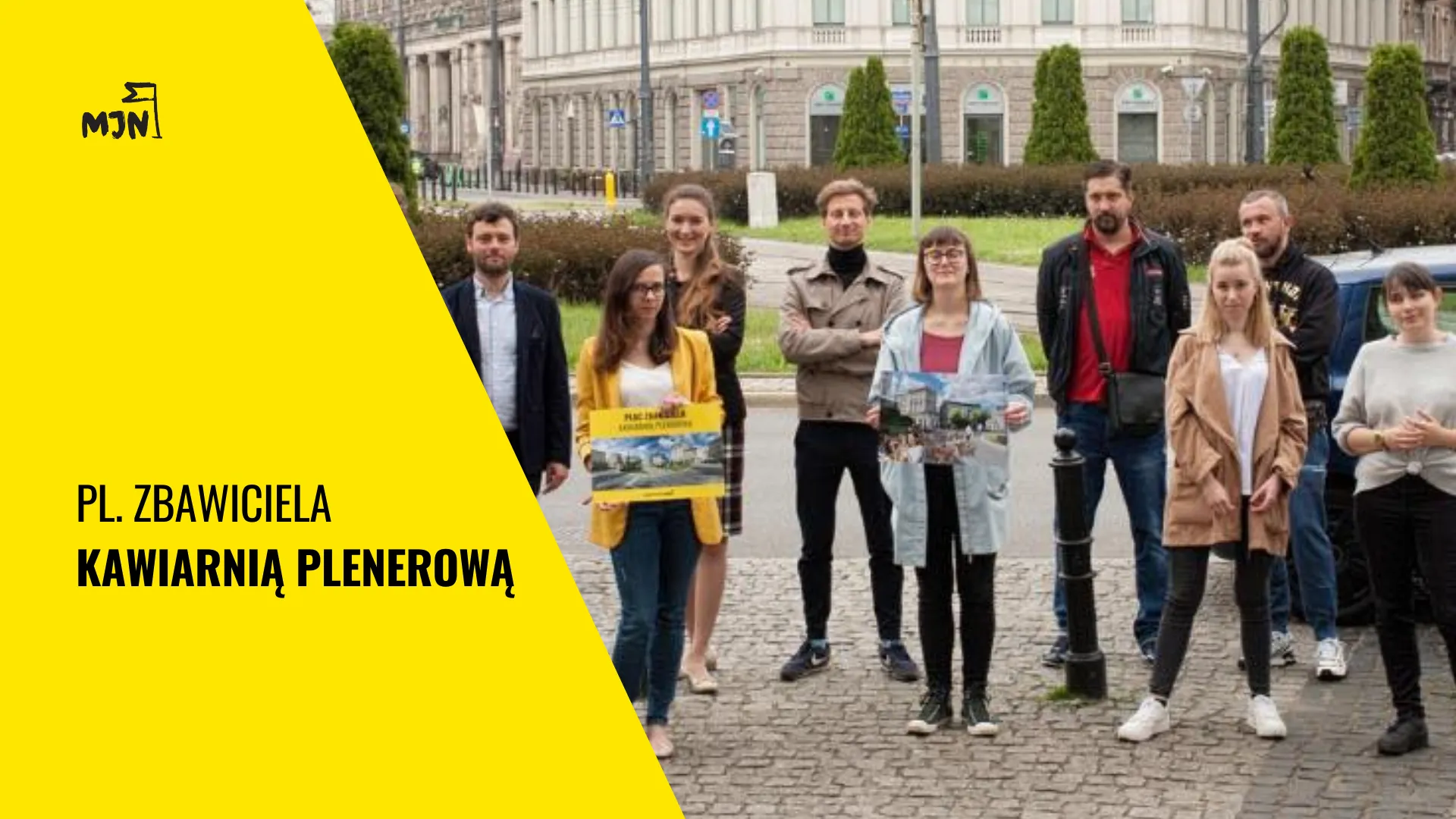 Plac Zbawiciela otwartą kawiarnią plenerową!