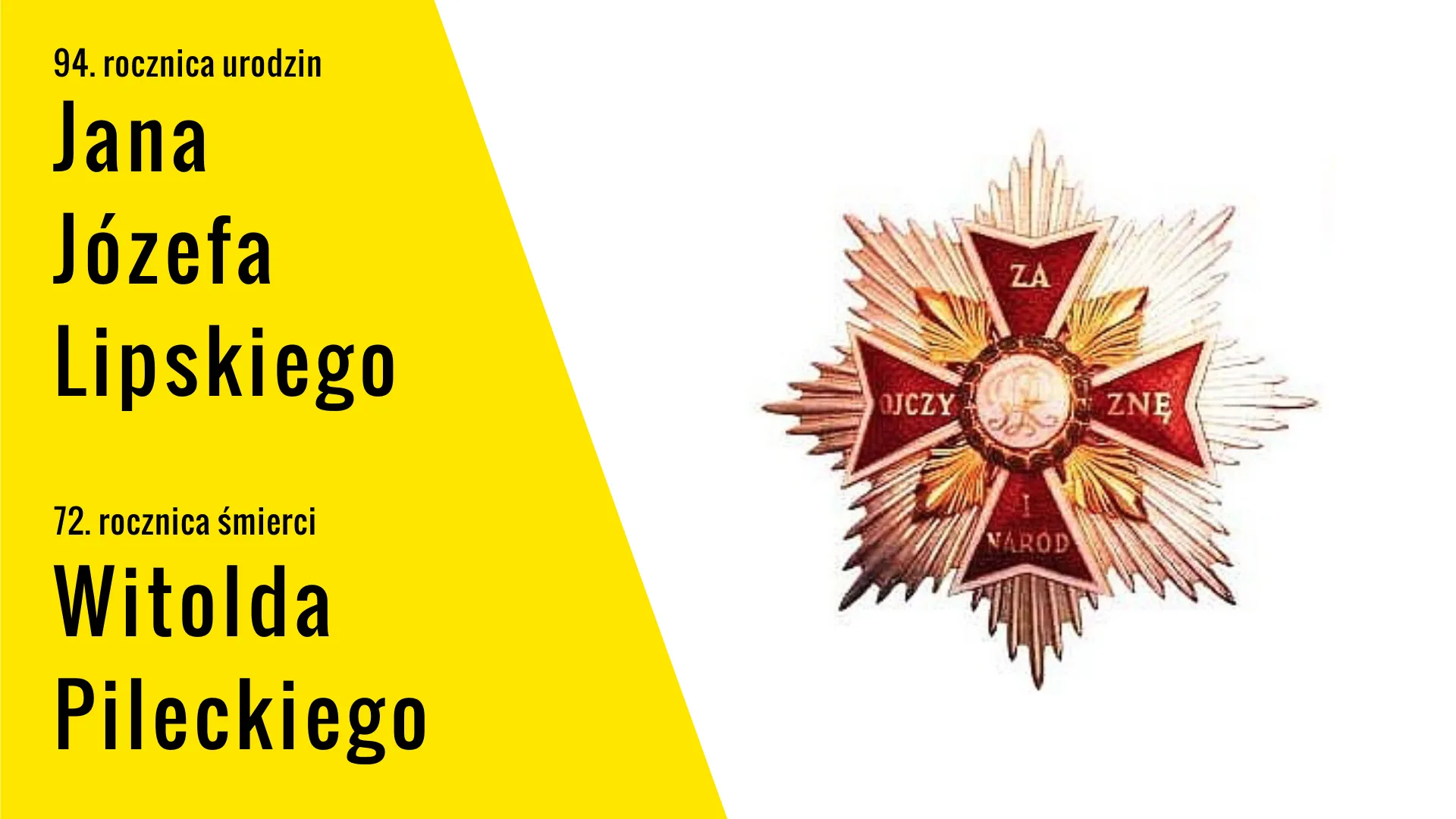 Jan Józef Lipski i Witold Pilecki - dwie różne biografie, jeden cel