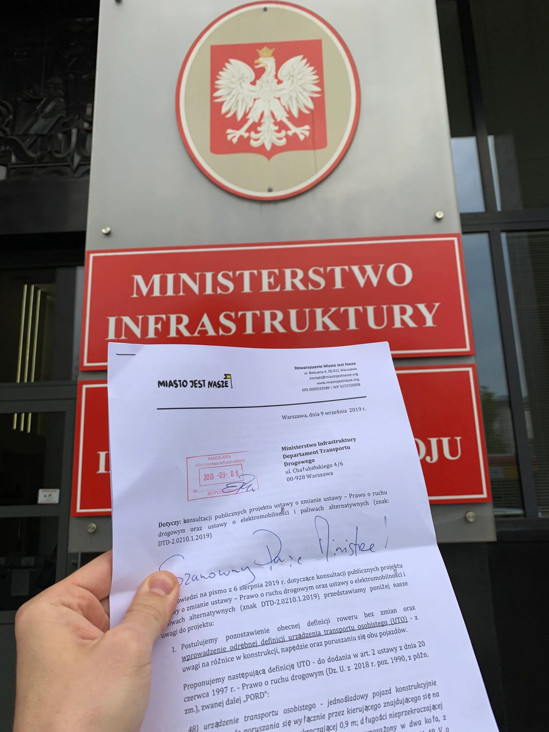 E-hulajnogi - nasze uwagi do ustawy o UTO