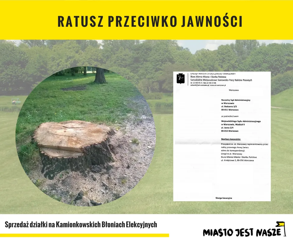 Ratusz broni się przed ujawnieniem ekspertyzy