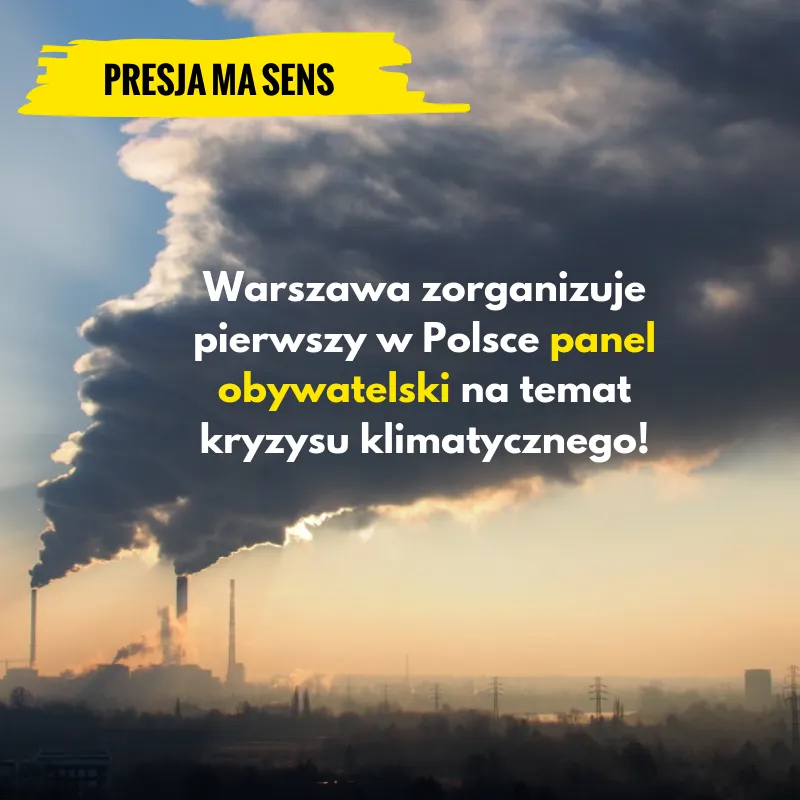 Warszawa zorganizuje panel obywatelski na temat klimatu