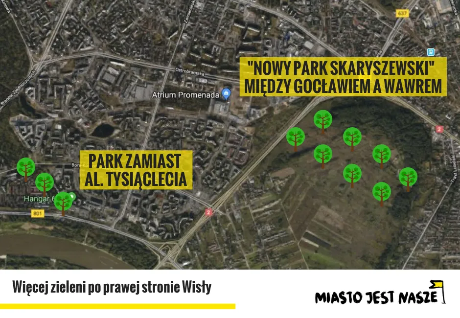 Więcej zieleni dla mieszkańców Pragi-Południe