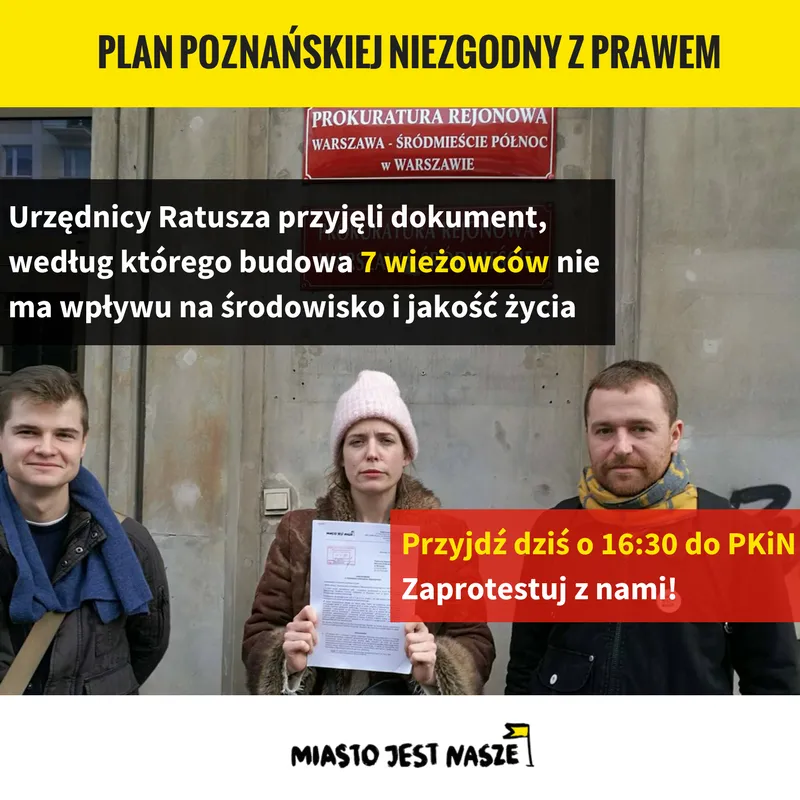 PLAN POZNAŃSKIEJ NIEZGODNY Z PRAWEM