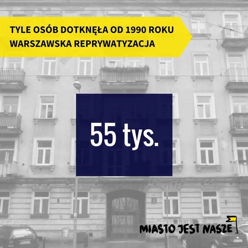 Ustaliliśmy liczbę osób poszkodowanych reprywatyzacją