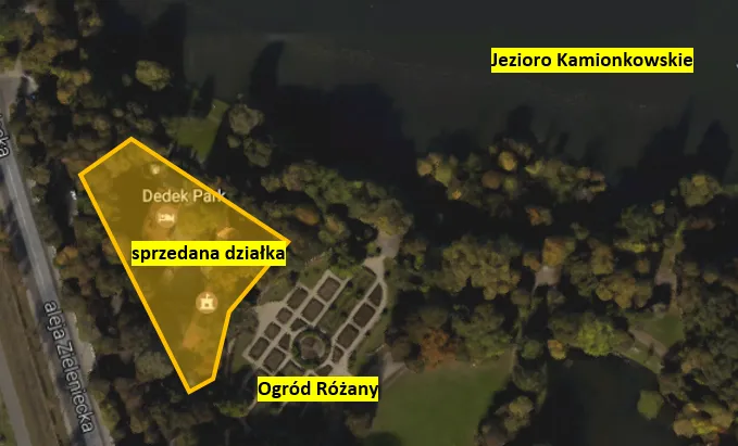 UJAWNIAMY: Miasto sprzedaje działki w Parku Skaryszewskim