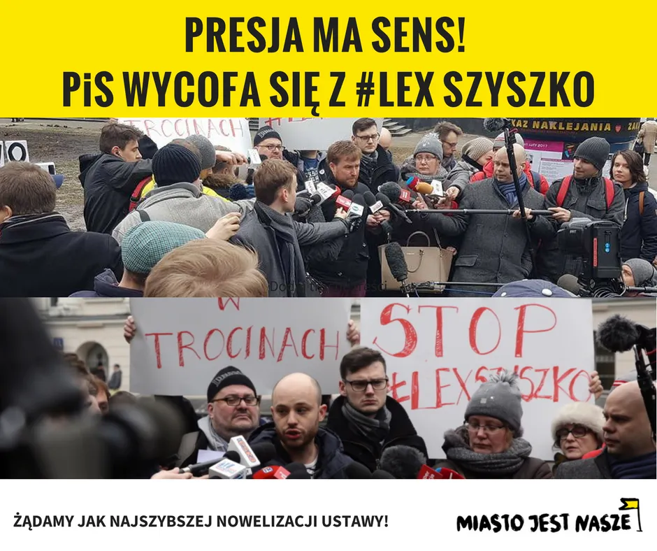 PiS wycofa się z ustawy Szyszki!