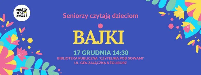 Seniorzy czytają dzieciom