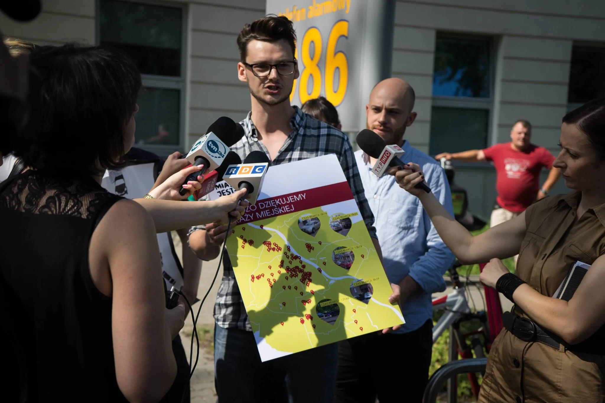 25 lat Straży Miejskiej w Warszawie - happening