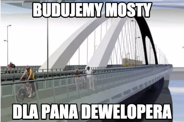 Most Krasińskiego czyli zabawa w głupiego Jasia z mieszkańcami