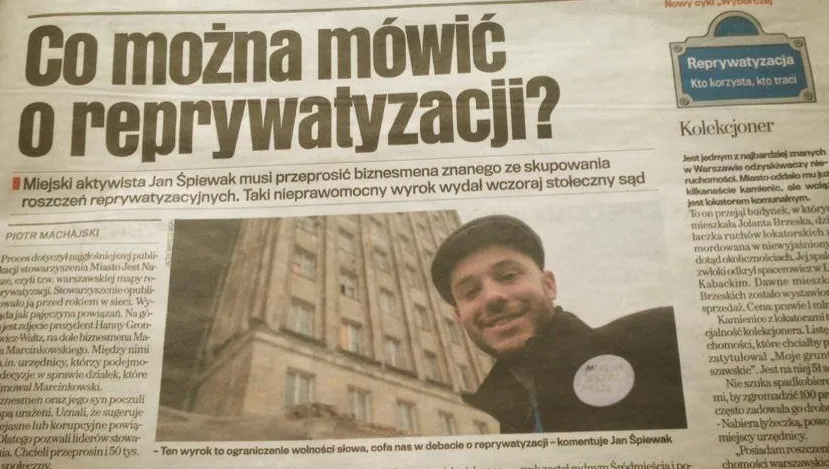 Oświadczenie stowarzyszenia Miasto jest Nasze