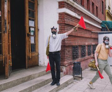Тренування з цивільного захисту у Палаці Хоткевича