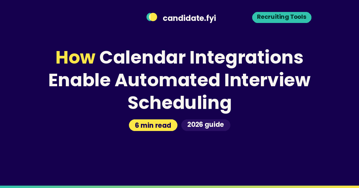 Calendar integration dashboard showing real-time conflict detection and automated interview scheduling across multiple time zones