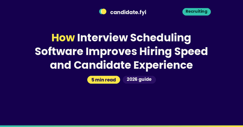 How Interview Scheduling Software Improves Hiring Speed and Candidate ...