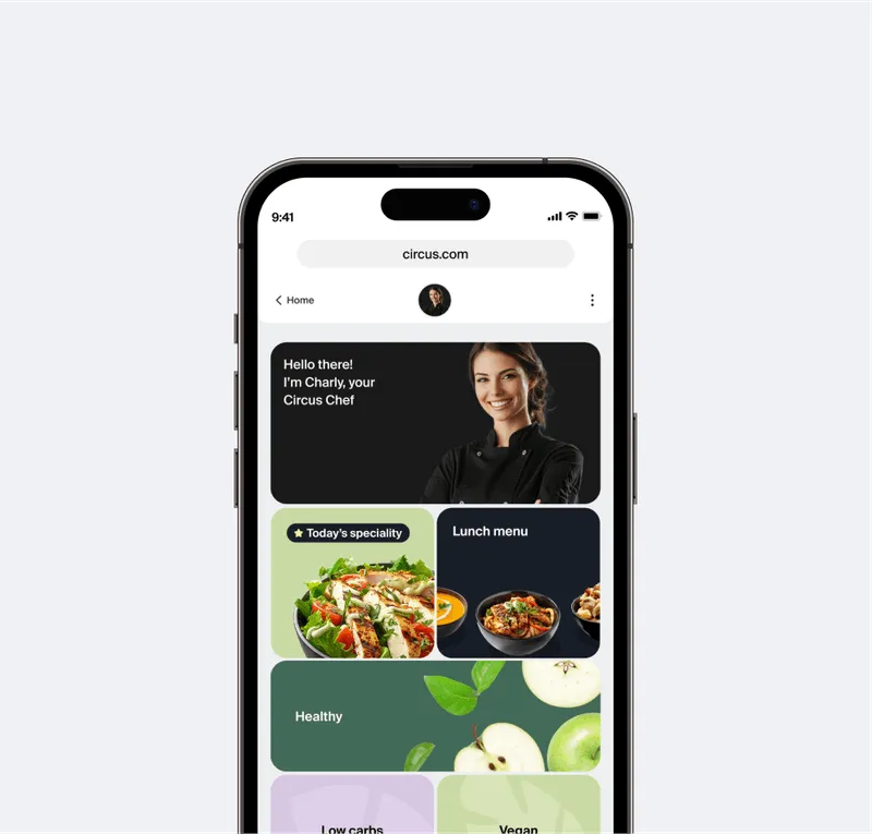 mobile screen shows the dashboard