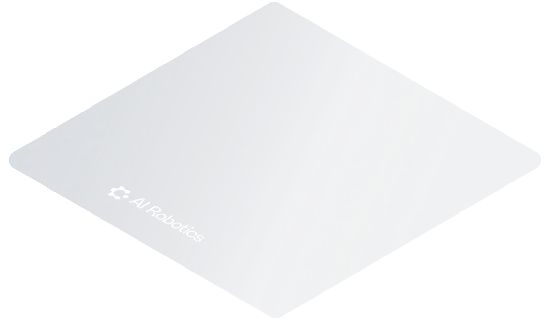 Minimalist icon for Circus OS displayed on a soft gray diamond-shaped background, representing the proprietary operating system used in CIRCUS Group robotic kitchen systems.