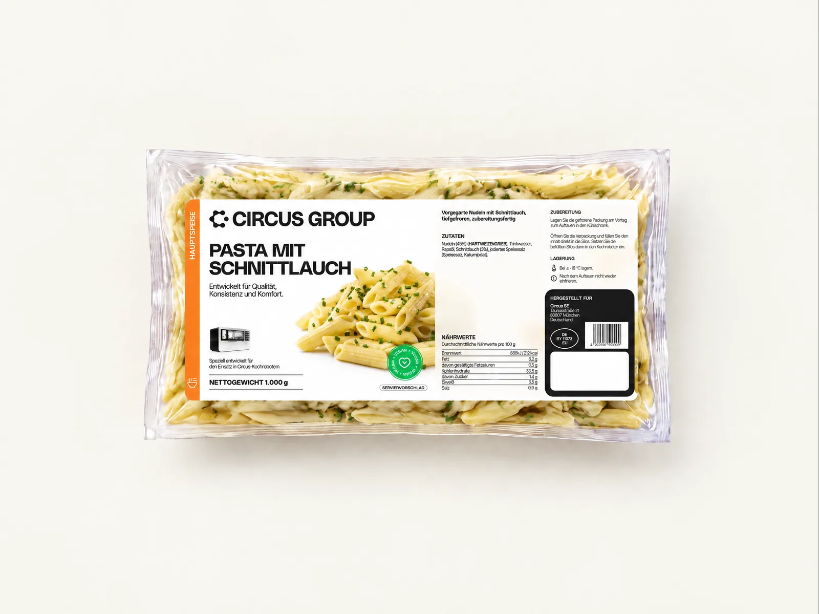 Pasta with Chives – Circus Group pod