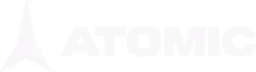 Atomic brand logo with stylized triangle icon and text.