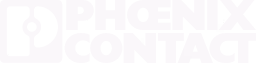 Phoenix Contact logo with red square and text in black.