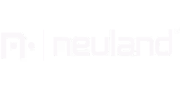 Neuland brand logo in a stylized font on a black background.