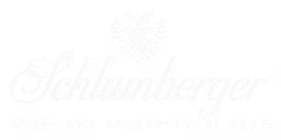 Schlumberger logo with a double-headed eagle emblem above the company name.