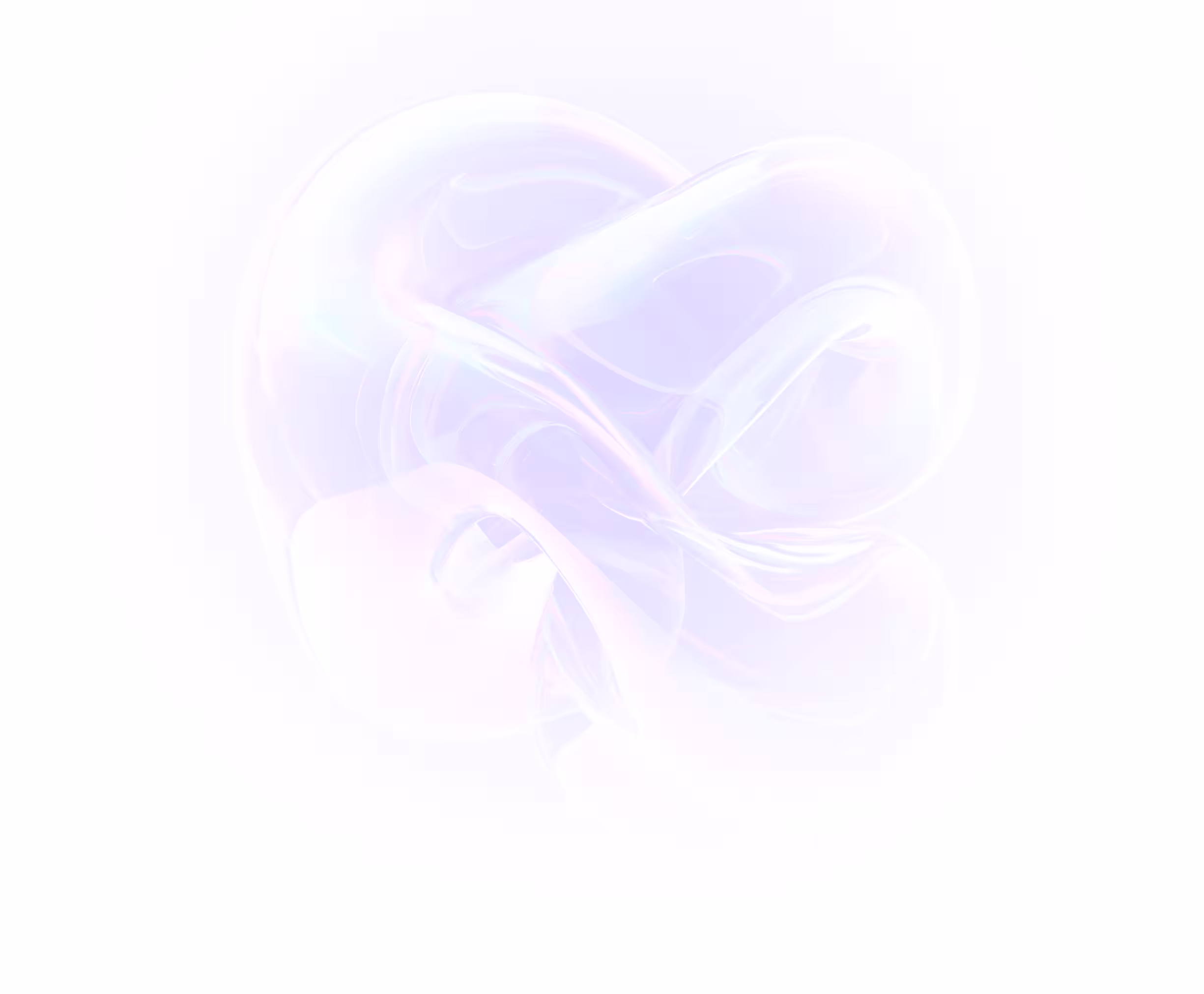 Light pastel swirl graphic with a soft glow on a clean white background.