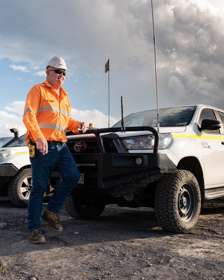 Project site vehicle support