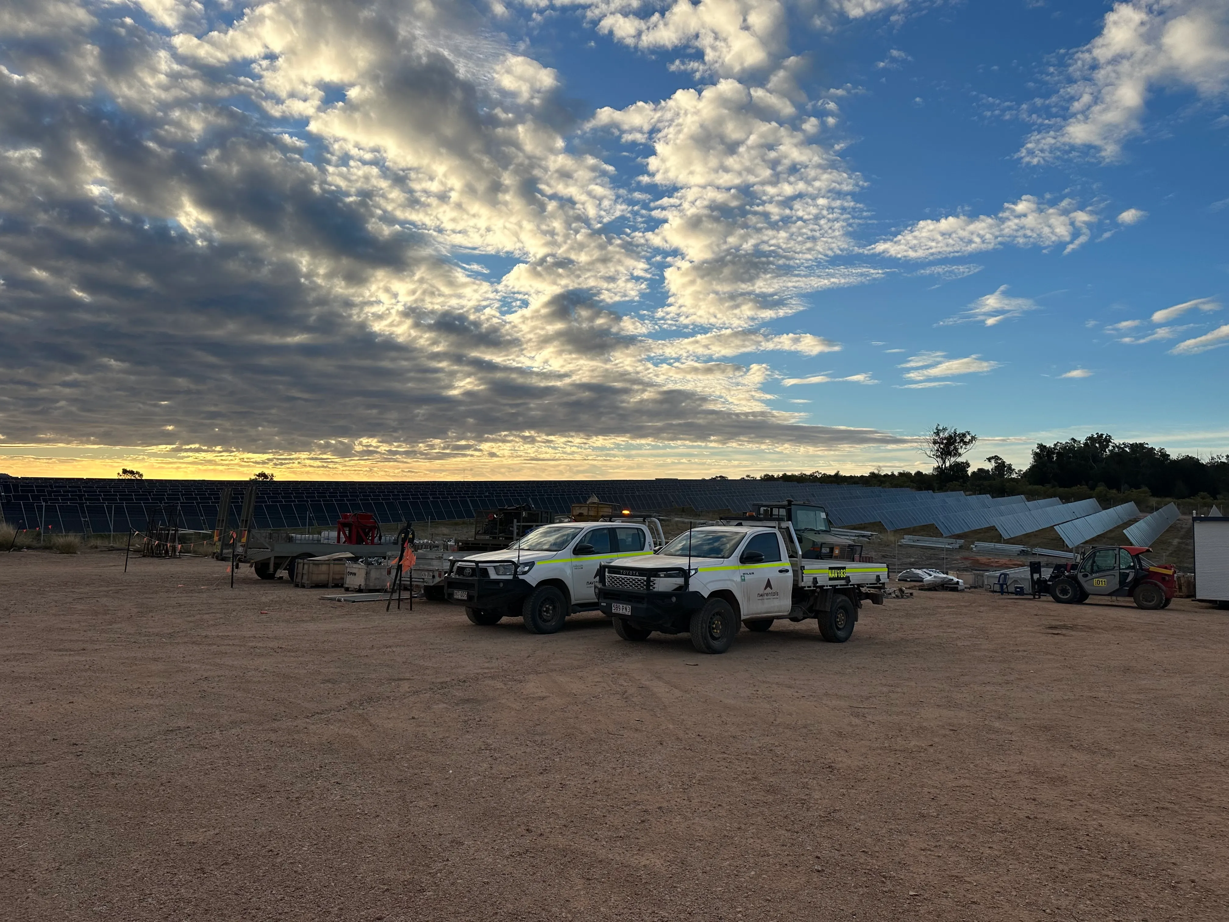 Remote infrastructure project site