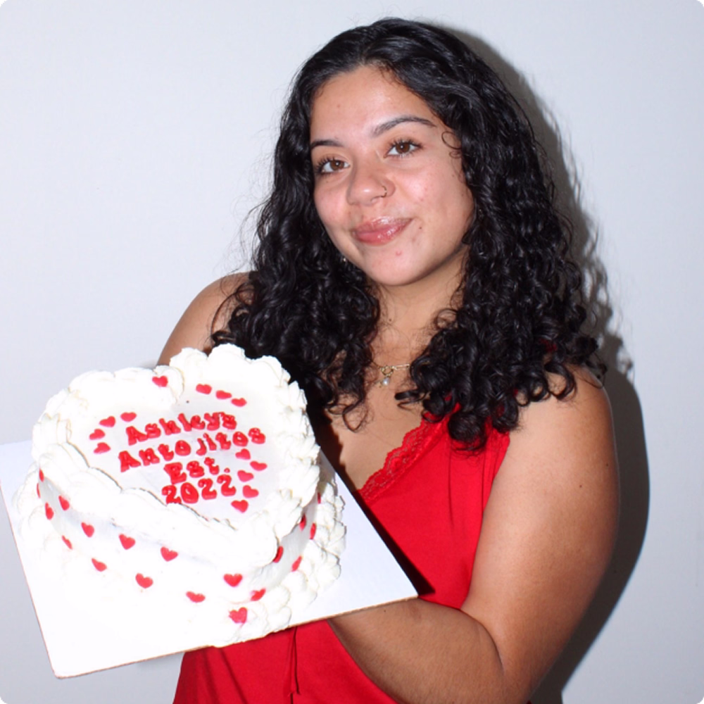 Ashley, owner of Ashley's Antojitos bakery in Grand Rapids