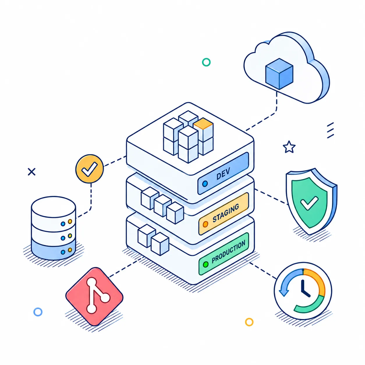 Engineer reviewing Terraform configuration during the infrastructure-as-code stage