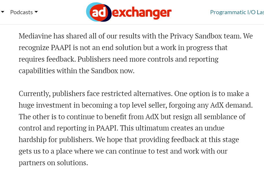 be aware of this and monitor paapi's performance