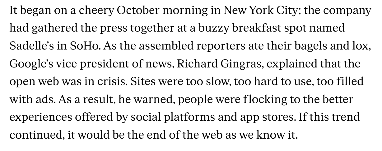 Open Web, home for publishers, would ever be in crisis?