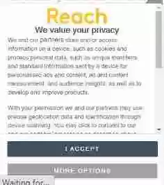 An example of a cookie banner with a scrollable text block.