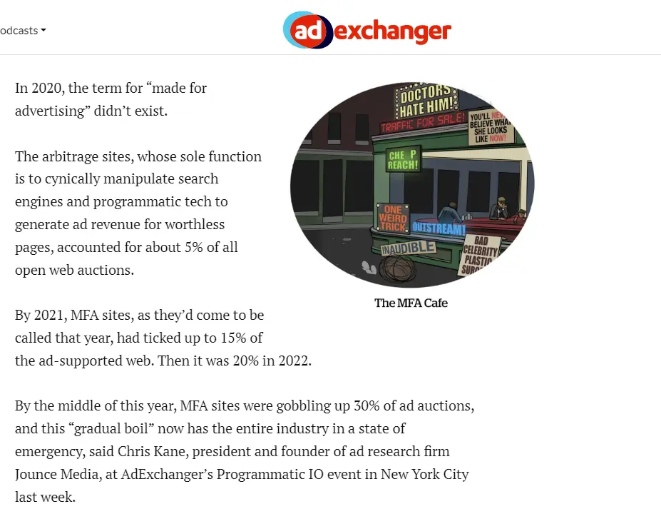 ad exchanger article on the mfa cafe