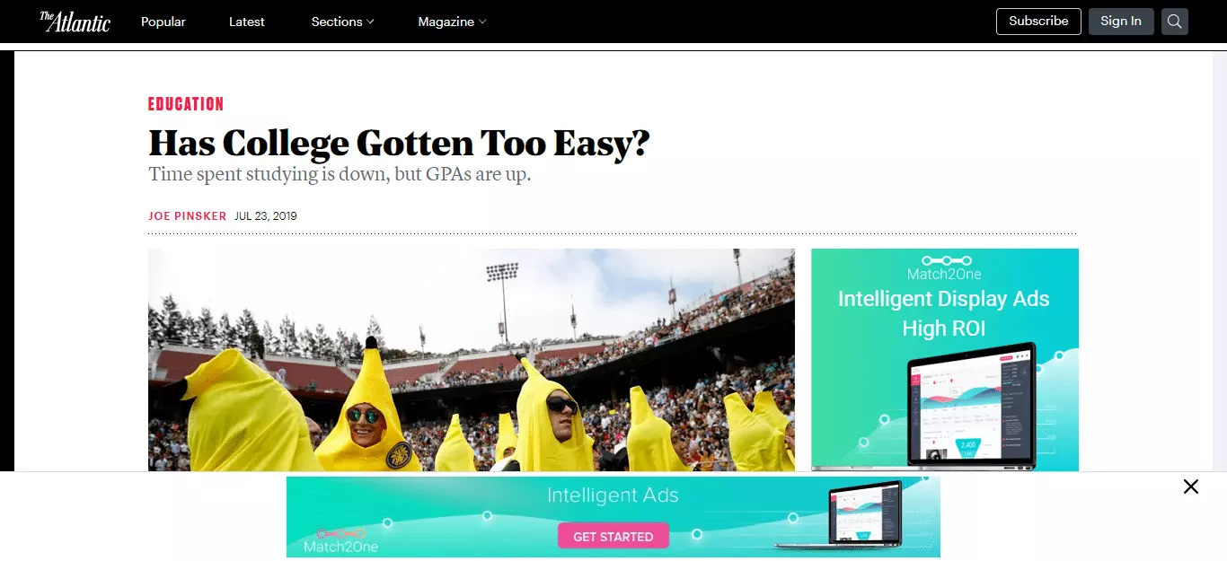 Bottom Horizontal Sticky Ad