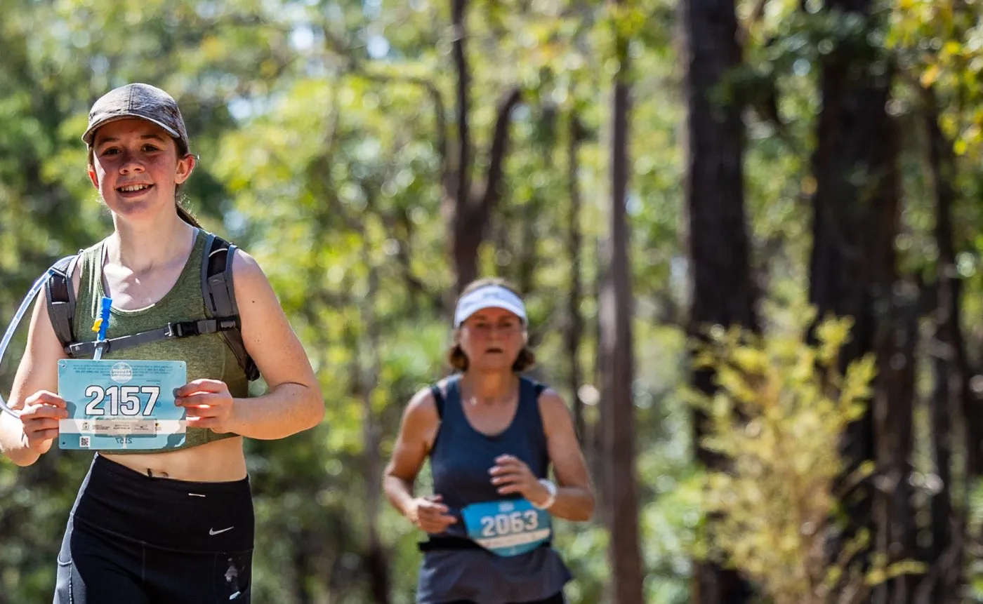 Trail runners at the Mighty Jarrah Trail Run