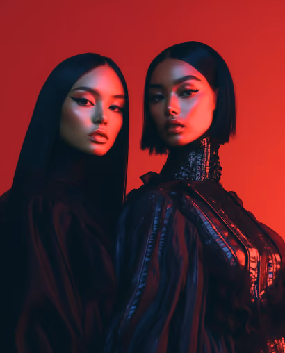 Fashion Duo Portrait