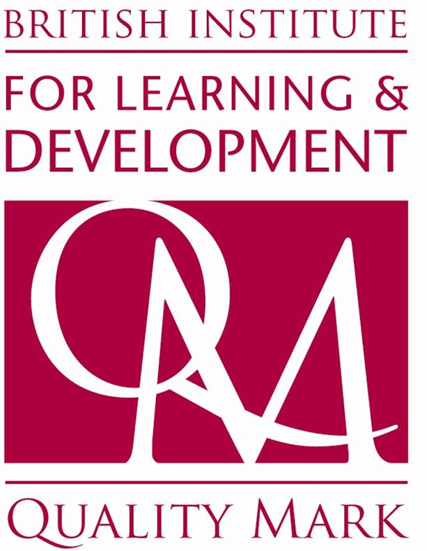 British Institute for Learning & Development Quality Mark logo with large stylized letters Q, L, and D.