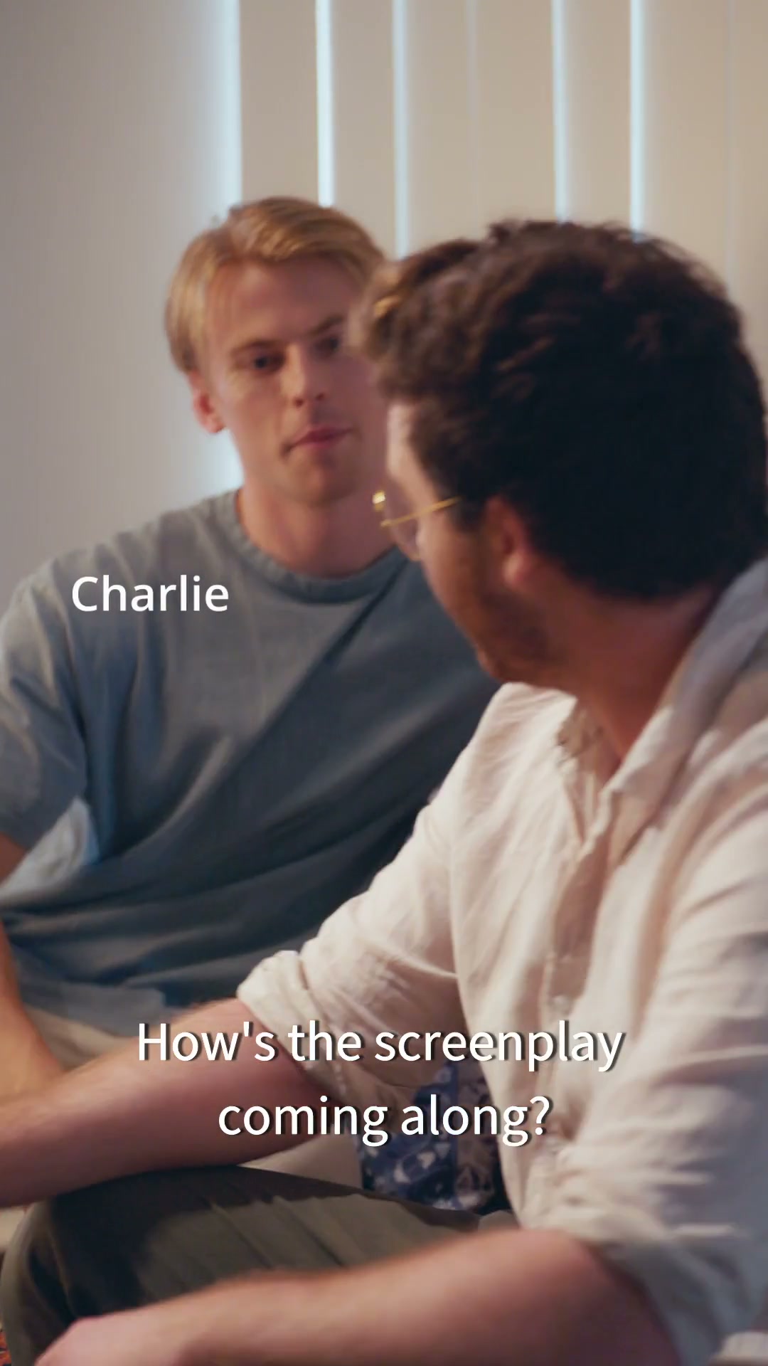 How's the screenplay coming along?