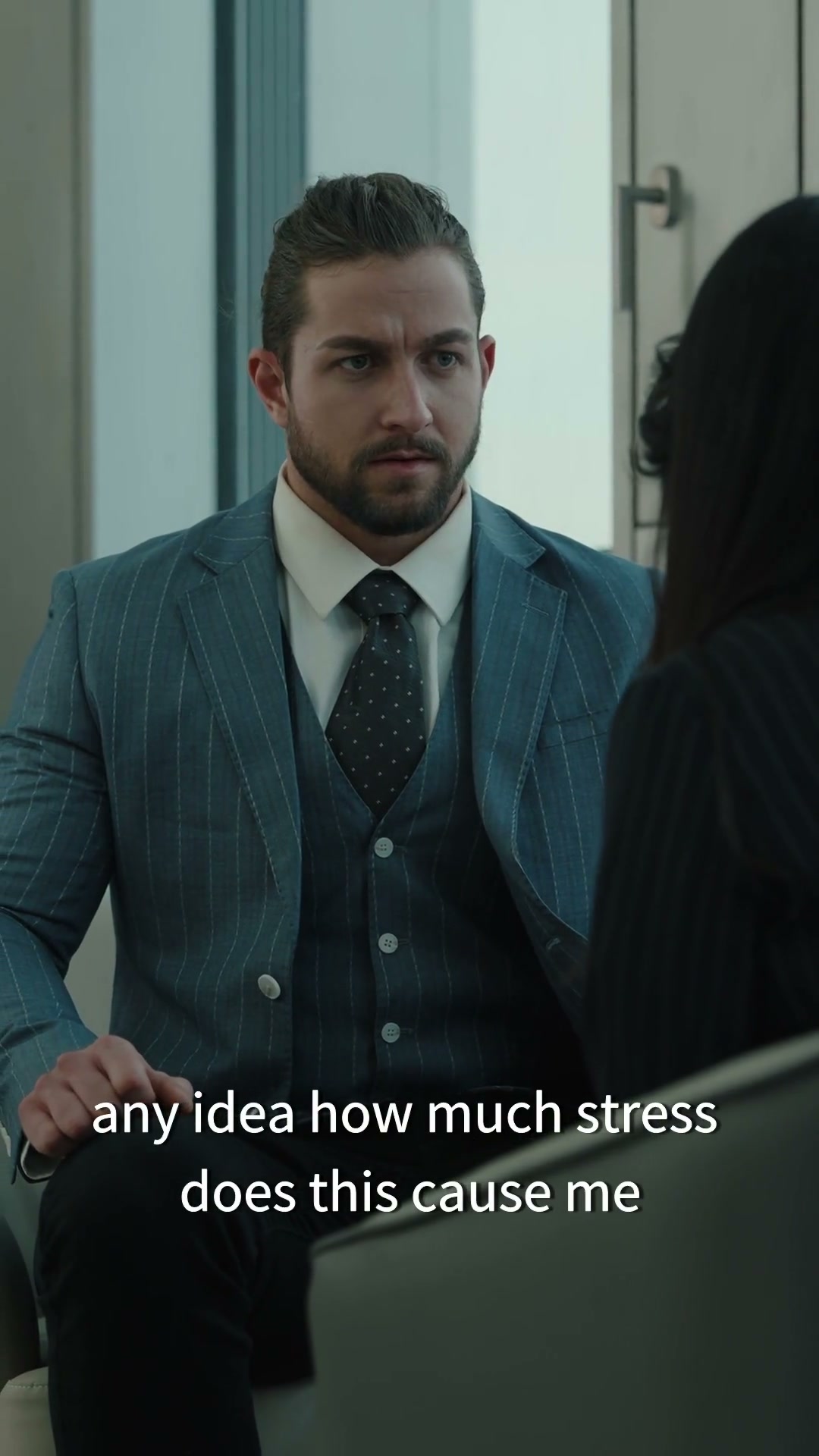 Calm down. You're gonna tell me to calm down. Do you have any idea how much stress this has caused me?