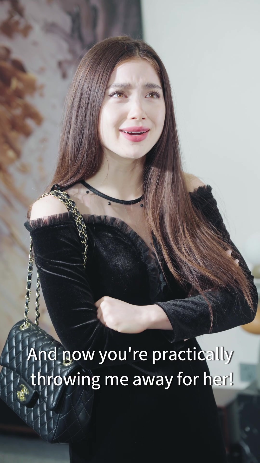 And now you're practically throwing me away for her!