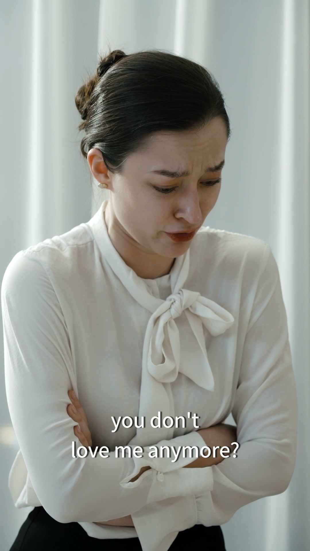 What are you saying? You're saying that you don't love me anymore?