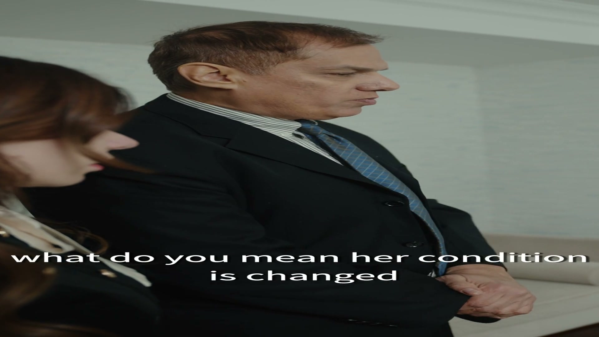 What do you mean her condition's changed? Looks the same to me.