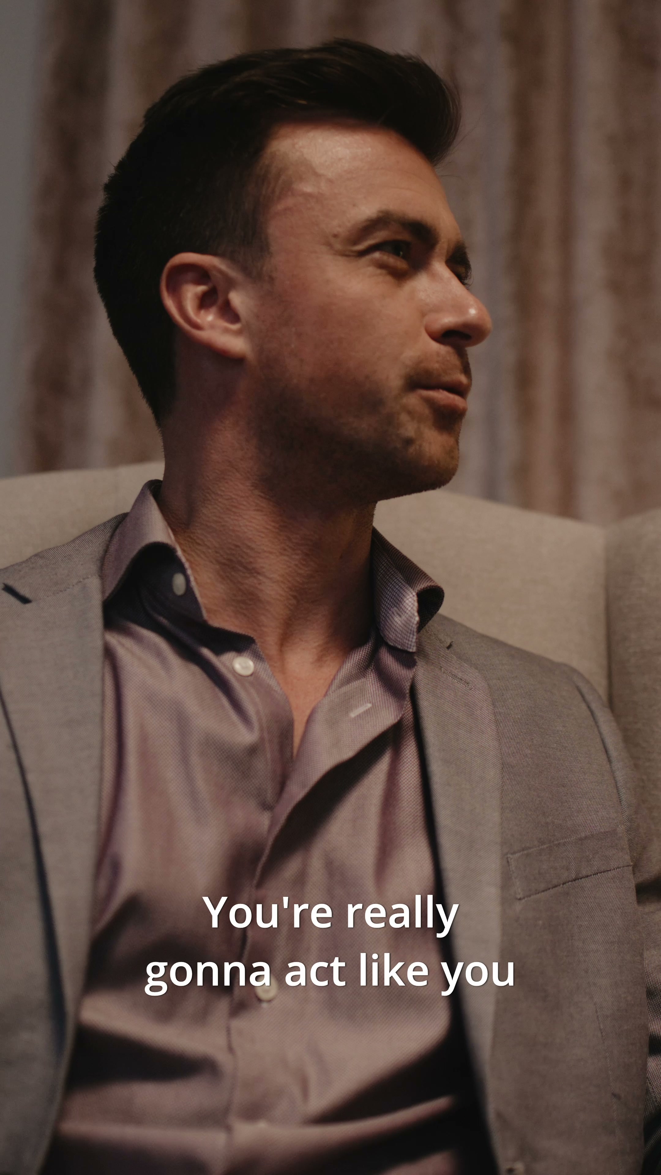 You're really gonna act like you