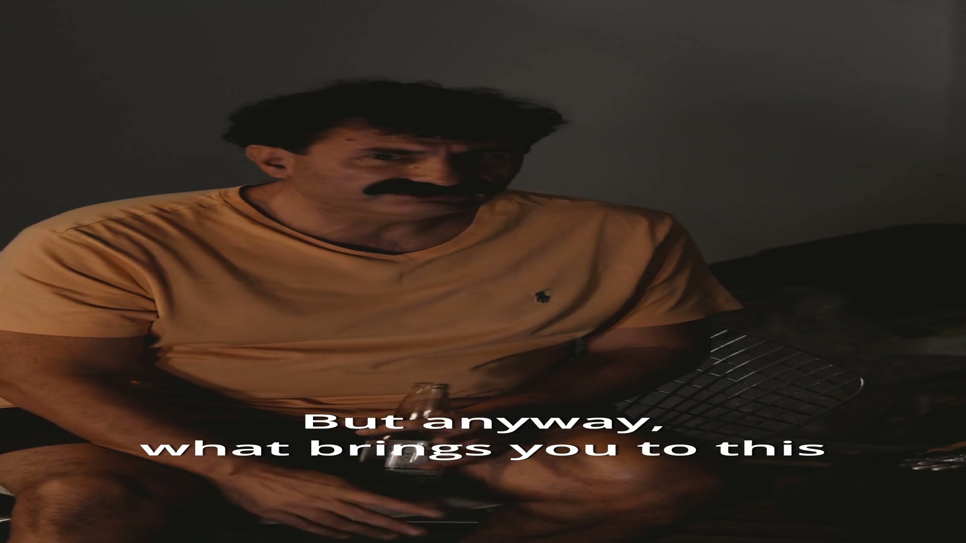 But anyway, what brings you to this part of town?